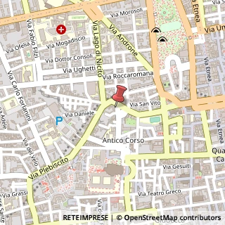 Mappa Via Antico Corso, 2, 95124 Catania, Catania (Sicilia)