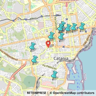 Mappa 95124 Catania CT, Italia (1.09545)