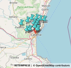 Mappa 95124 Catania CT, Italia (8.7625)