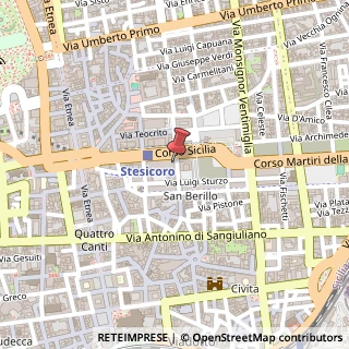 Mappa Via Luigi Rizzo, 29, 95131 Catania, Catania (Sicilia)