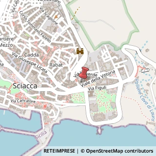 Mappa Viale della Vittoria, 13, 92019 Sciacca, Agrigento (Sicilia)