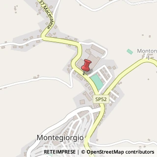 Mappa Via Soccorso, 13A, 63833 Montegiorgio, Fermo (Marche)