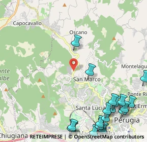 Mappa Strada S. Marco - Cenerente, 06131 Perugia PG (3.292)