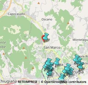Mappa Strada S. Marco - Cenerente, 06131 Perugia PG (3.2295)