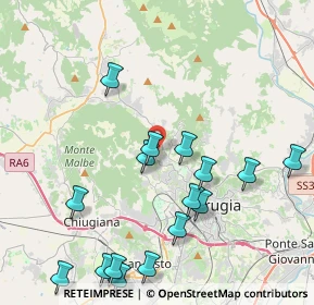 Mappa Strada S. Marco - Cenerente, 06131 Perugia PG (4.93313)