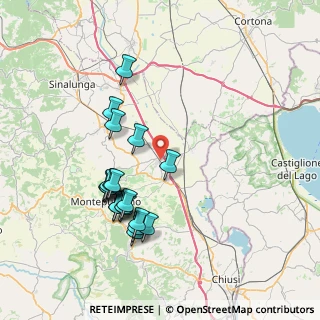 Mappa Via Monza, 53045 Montepulciano SI, Italia (7.7435)
