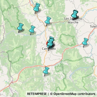 Mappa Via Bongiovanni, 62032 Camerino MC, Italia (8.201)