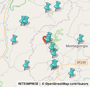 Mappa Via Palmiro Togliatti, 63835 Montappone FM, Italia (4.48429)