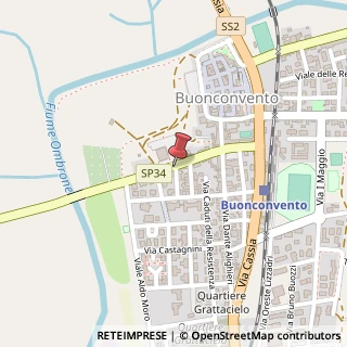 Mappa Via Don Milani, 2, 53022 Buonconvento SI, Italia, 53022 Buonconvento, Siena (Toscana)