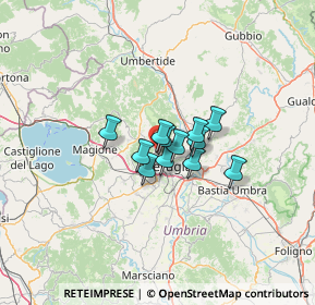 Mappa Strada dei Conservoni, 06100 Perugia PG, Italia (7.04)