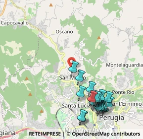 Mappa Strada dei Conservoni, 06100 Perugia PG, Italia (2.4875)