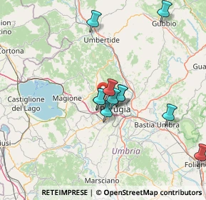 Mappa Strada dei Cappuccinelli, 06131 Perugia PG, Italia (12.63636)