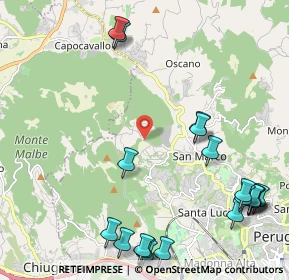 Mappa Strada dei Cappuccinelli, 06131 Perugia PG, Italia (3.015)