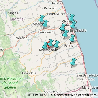 Mappa Via Soccorso, 63833 Montegiorgio FM, Italia (13.85)