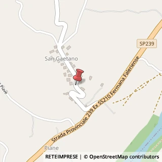 Mappa Via Poggio San Gaetano, 19, 63832 Magliano di Tenna, Fermo (Marche)