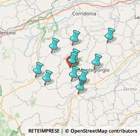 Mappa 63835 Montappone FM, Italia (5.17455)