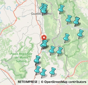 Mappa 06025 Nocera Umbra PG, Italia (9.357)