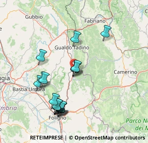 Mappa 06025 Nocera Umbra PG, Italia (16.4845)