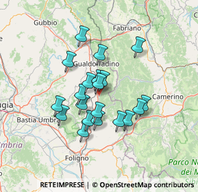 Mappa 06025 Nocera Umbra PG, Italia (11.0755)