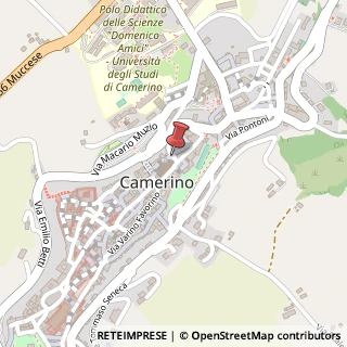 Mappa Largo Sossanta, 4, 62032 Camerino, Macerata (Marche)