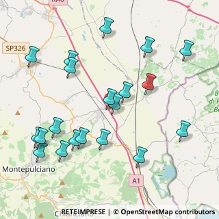 Mappa Via Pavia, 53045 Montepulciano SI, Italia (4.7565)