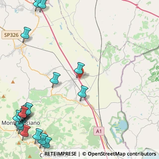 Mappa Via Pavia, 53045 Montepulciano SI, Italia (7.5995)