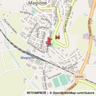 Mappa Via Dante Alighieri, 30, 06063 Magione, Perugia (Umbria)