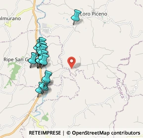 Mappa Borgo San Lorenzo, 62020 Ripe San Ginesio MC, Italia (2.039)