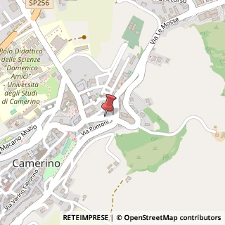 Mappa Via Antinori, 35, 62032 Camerino, Macerata (Marche)