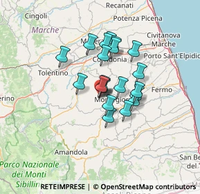 Mappa Borgo XX Settembre, 63835 Montappone FM, Italia (9.788)