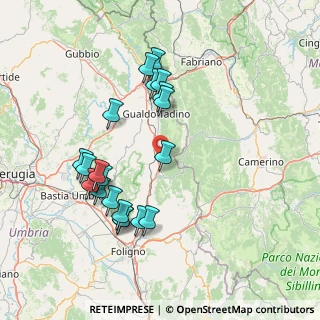 Mappa Vocabolo Parrano, 06025 Nocera Umbra PG, Italia (15.761)