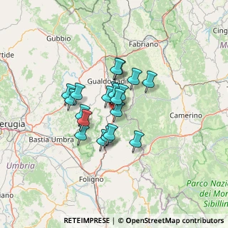 Mappa Vocabolo Parrano, 06025 Nocera Umbra PG, Italia (9.34)