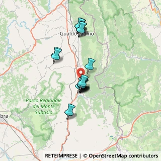 Mappa Vocabolo Parrano, 06025 Nocera Umbra PG, Italia (6.331)