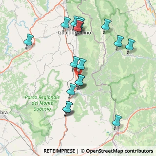Mappa Vocabolo Parrano, 06025 Nocera Umbra PG, Italia (8.4265)