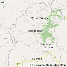 Mappa Montappone