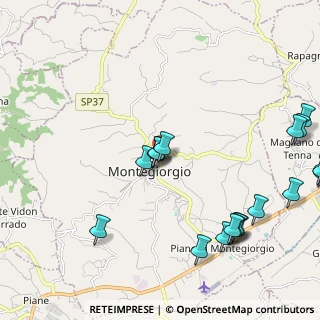 Mappa Via Michelangelo, 63833 Montegiorgio FM, Italia (2.758)