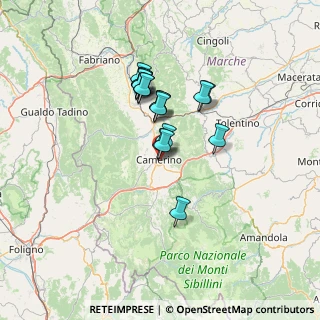 Mappa Camerino, 62032 Camerino MC, Italia (10.64529)