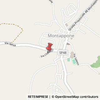 Mappa Via Chiodi, 9, 63835 Montappone, Fermo (Marche)