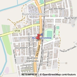 Mappa Via della Pace, 6, 53022 Buonconvento, Siena (Toscana)