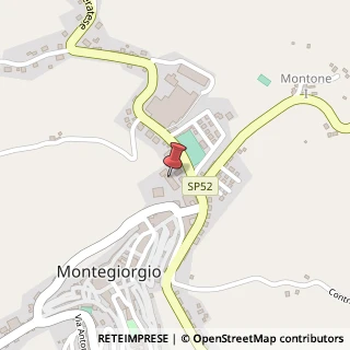Mappa via Giotto, 5, 63833 Montegiorgio, Fermo (Marche)