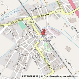 Mappa Montepulciano Stazione, 53045 Montepulciano SI, Italia, 53045 Montepulciano, Siena (Toscana)