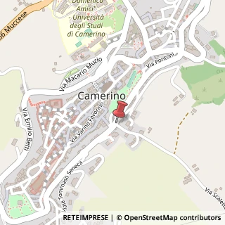 Mappa Viale Giacomo Leopardi, 42, 62032 Camerino, Macerata (Marche)