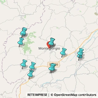 Mappa Via del Sole, 63833 Montegiorgio FM, Italia (4.44846)