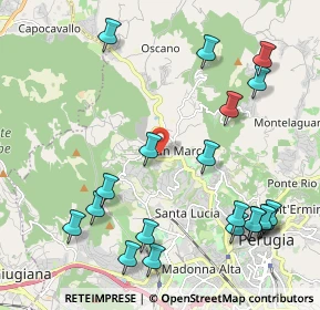 Mappa Via Marco Minghetti, 06131 Perugia PG, Italia (2.6545)
