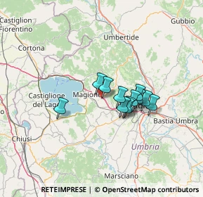 Mappa Località Taverne, 06073 Corciano PG, Italia (9.39167)