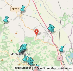 Mappa Via Lazio, 53045 Montepulciano SI, Italia (6.331)