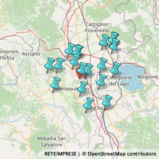 Mappa Via Lazio, 53045 Montepulciano SI, Italia (11.86632)