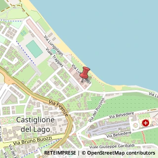 Mappa Via Lungolago, 46, 06061 Castiglione del Lago, Perugia (Umbria)
