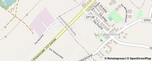 Mappa Ponzano di Fermo