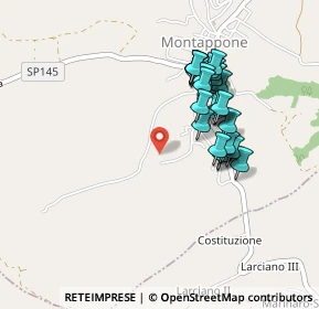 Mappa Via San Giorgio, 63835 Montappone FM, Italia (0.43333)